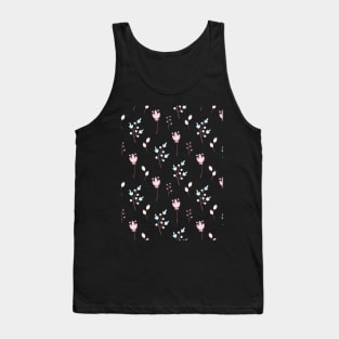 Vibrant Blooms - Colorful Flower Pattern Tank Top